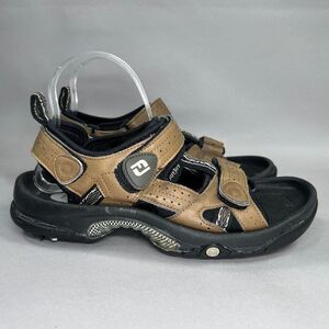 FootJoy Men's Size 7 GreenJoys Brown Golf Sandals